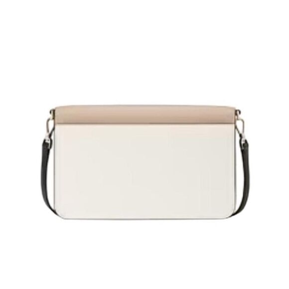 Kate Spade ♠️ Womens Tan Leather Madison Medium Flap Convertible Crossbody NWT - Picture 3 of 8